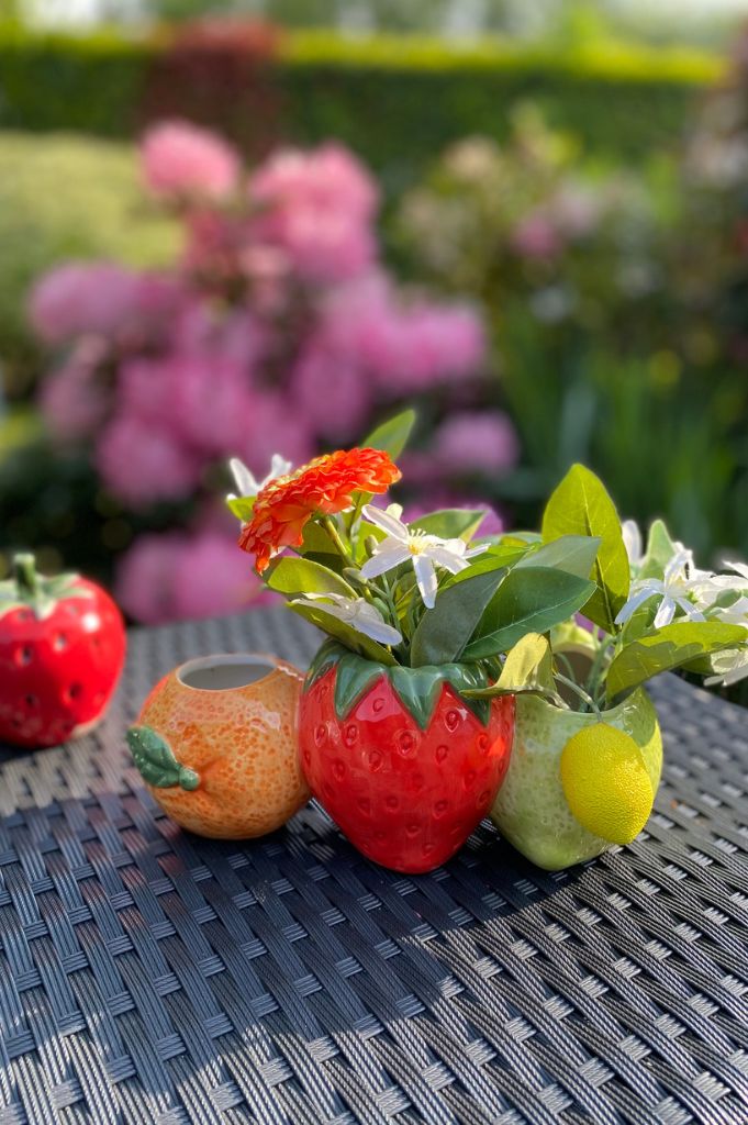 Deko Vase Obstgarten 22cm