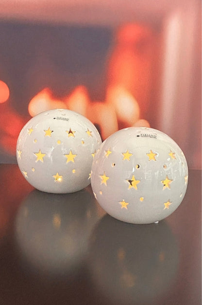 2er Set Lichtkugel Padova 8cm