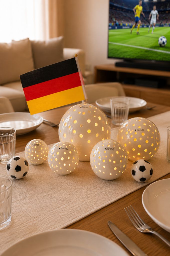 Lichtkugel Padova LED creme-weiß