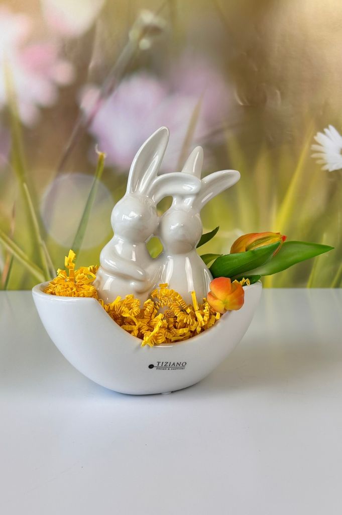 Dekoset Schale Piceno mit Osterfreuden