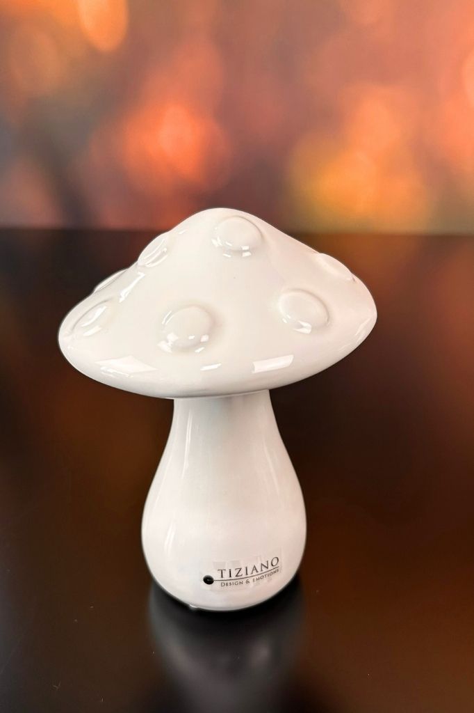 Deko Pilz Ponti creme-weiß