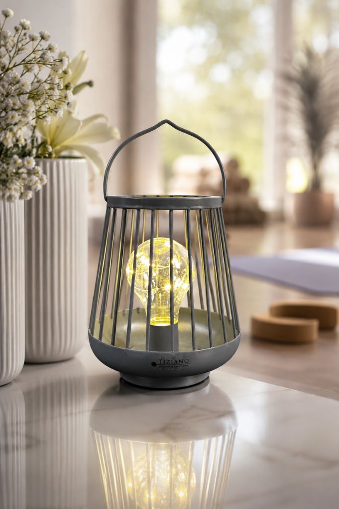 Metall-Licht Porte LED 15,5 cm anthrazit