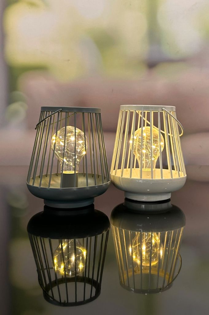 Metall-Licht Porte LED 15,5 cm anthrazit