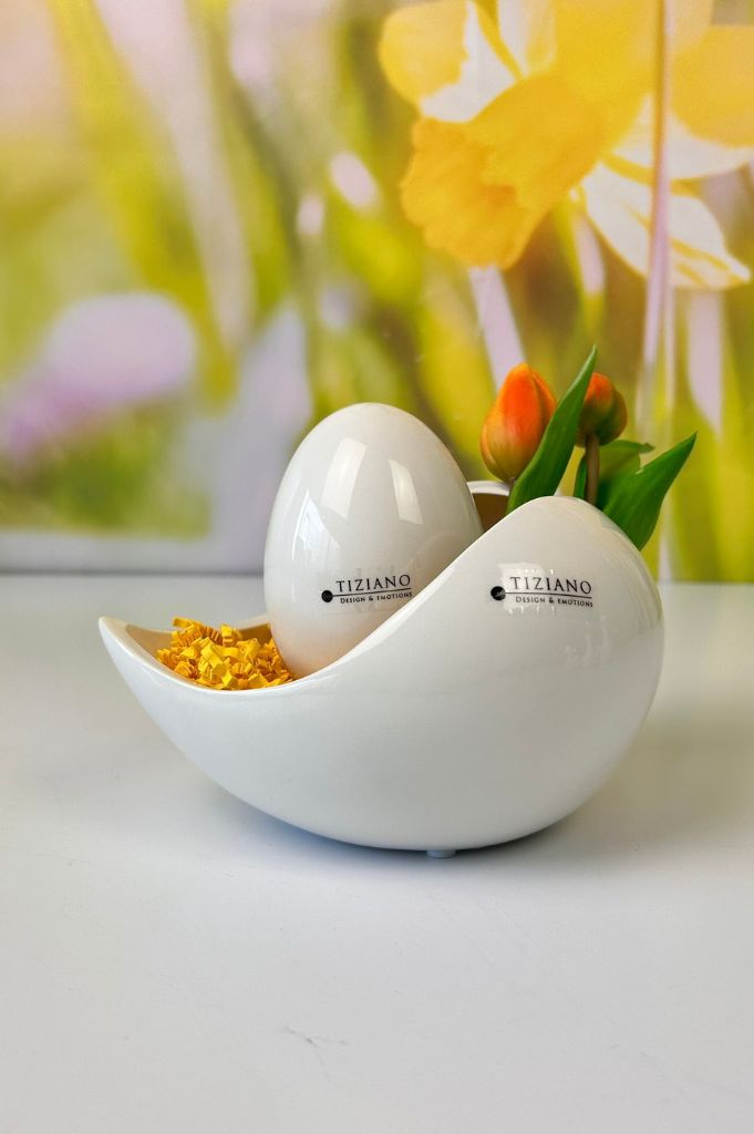 Dekoset Schale Porto mit Ei Cesolo