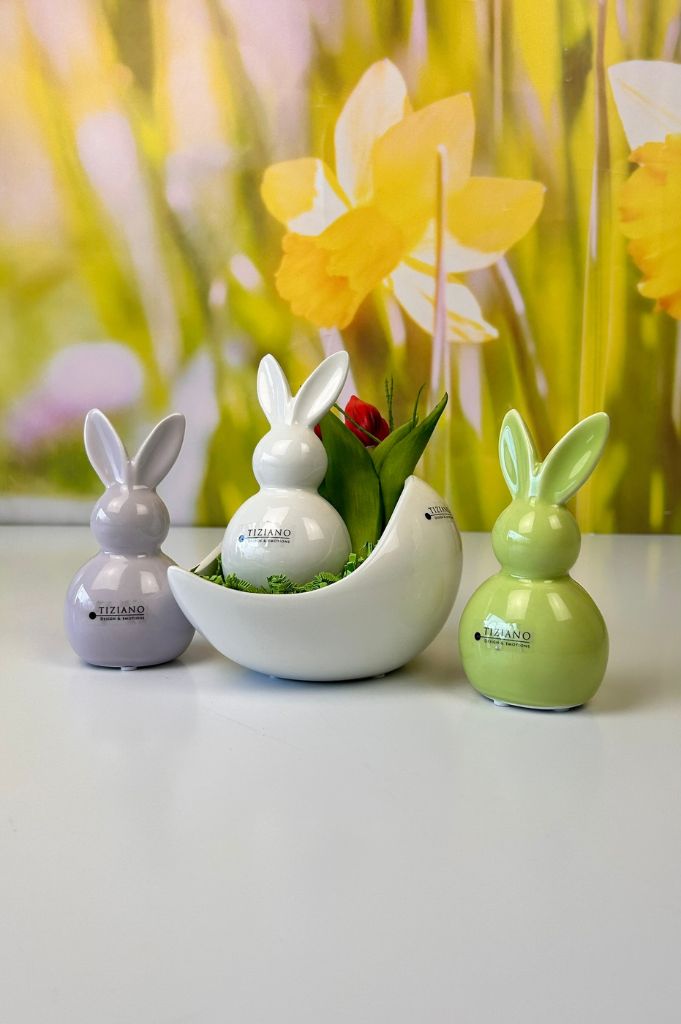 Dekoset Schale Porto mit Hase Damaso