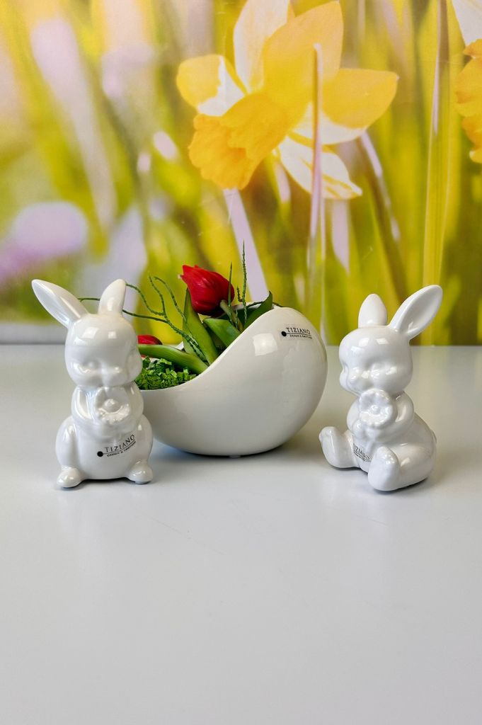 Dekoset Schale Porto mit Hase Finja