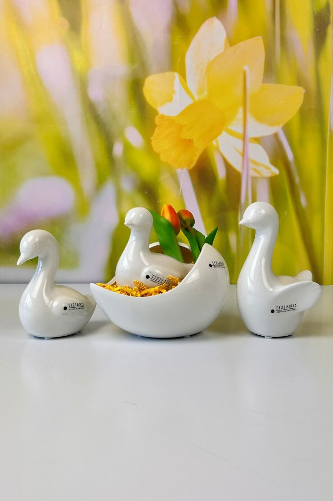 Dekoset Schale Porto mit Gänsekind Papina