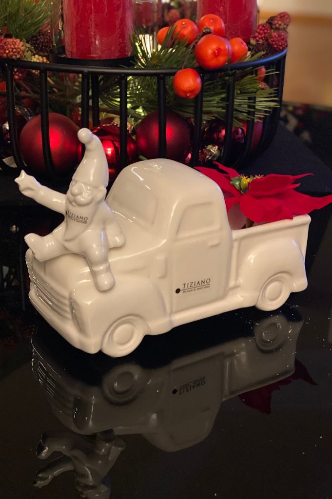 Dekoset Van Presente+Mini Santa Linus mit Stern