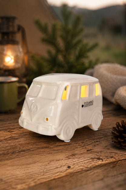 Deko Bus Caso LED creme-weiß