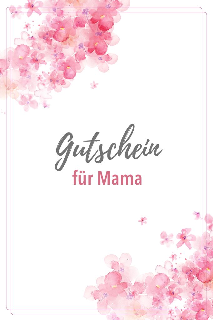 Geschenkgutschein Muttertag