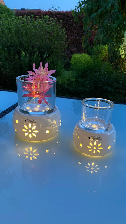 Teelicht Regolo Tadino LED creme-weiß