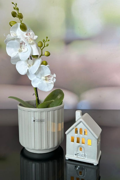 Orchideenkübel Riano in 3 Farbvarianten matt