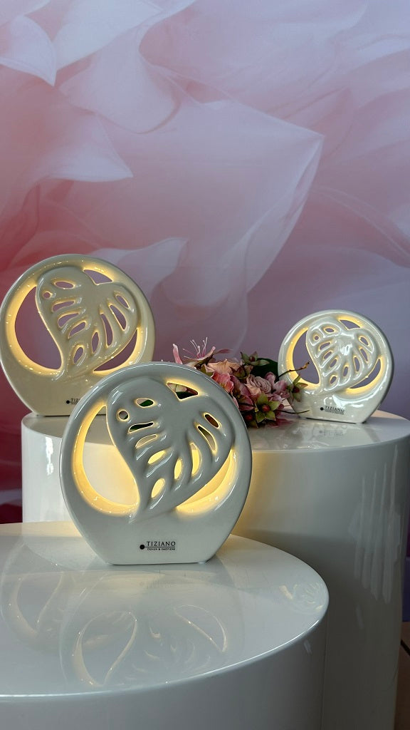 Dekoherz im Ring Roma creme-weiß