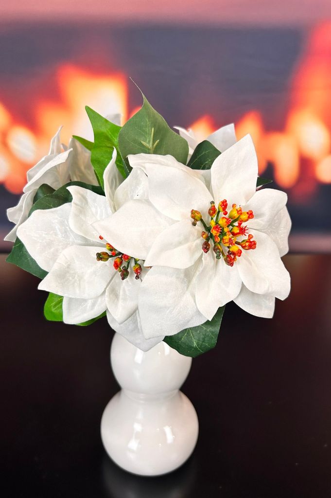 Deko Christstern Bündel weiß