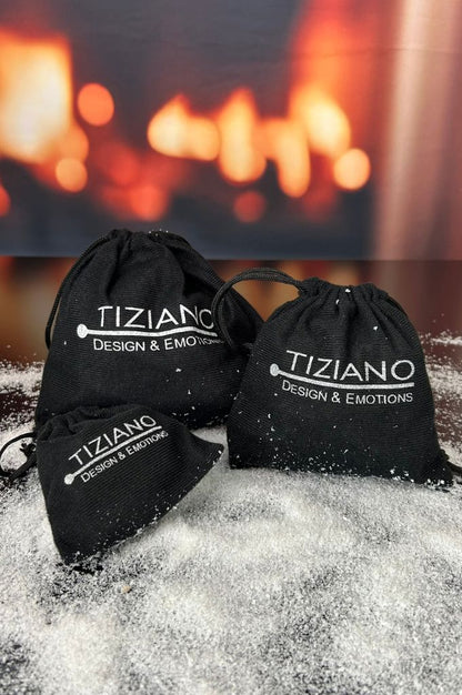 Geschenksäckchen schwarz Stoff in 3 Größen (ohne Inhalt)