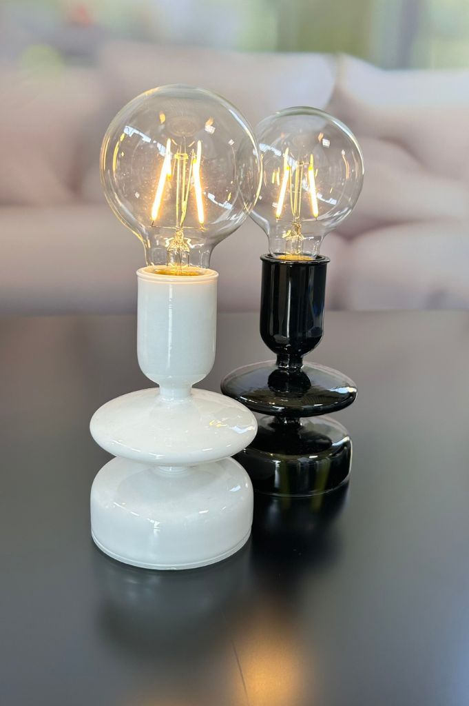 Dekolicht Savazza LED 23,5cm Glas schwarz