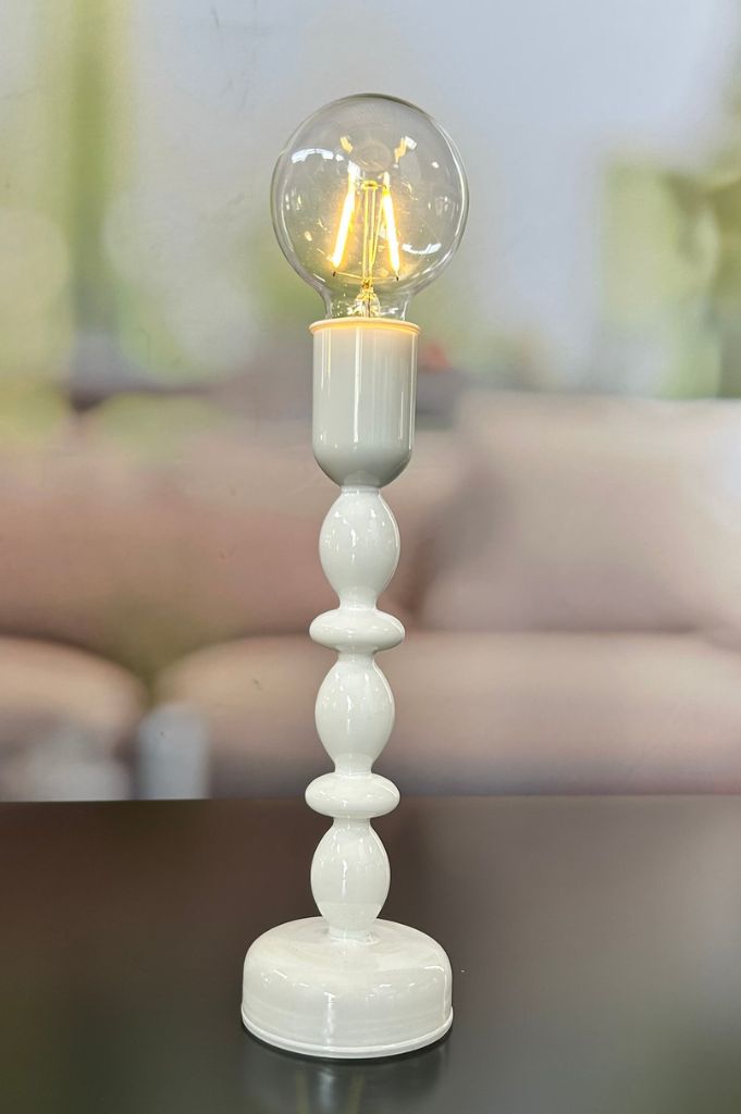 Dekolicht Savazza LED Glas weiß