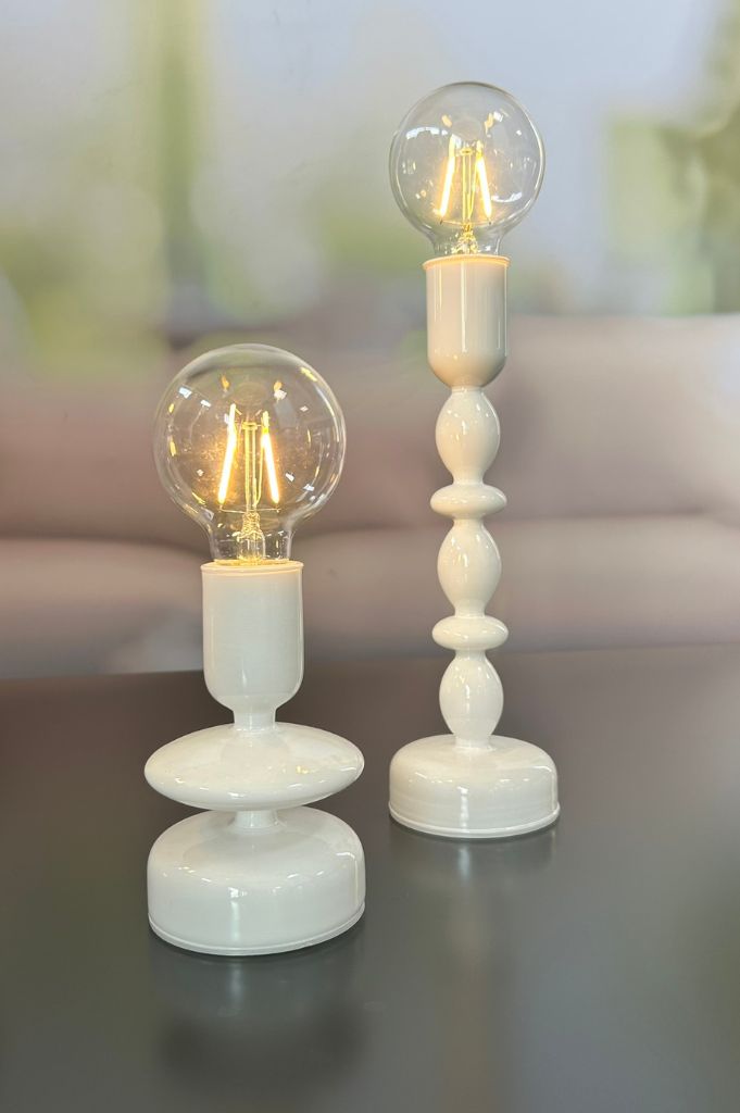 Dekolicht Savazza LED Glas weiß