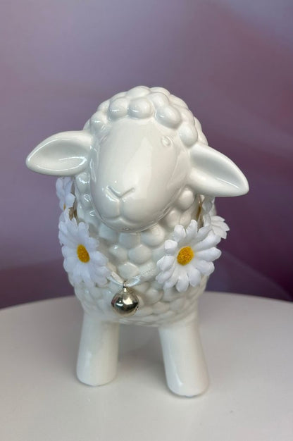 Schaf Lana stehend 21cm dekoriert