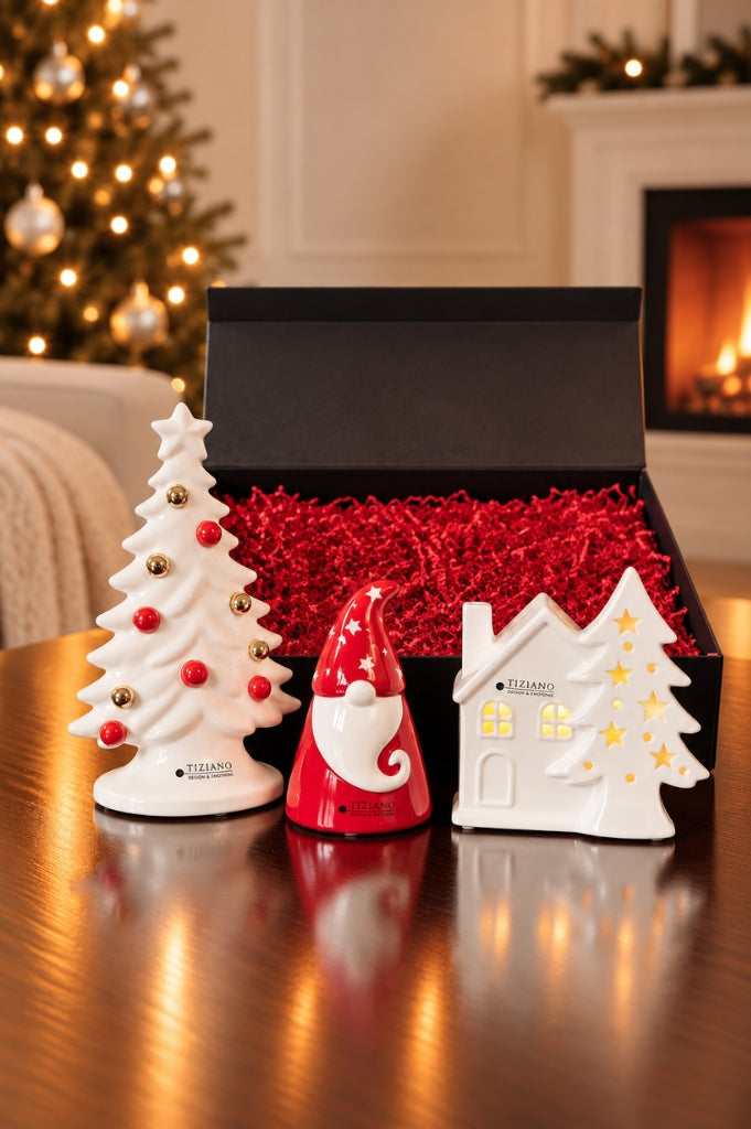 Geschenkbox Santa Gabriel rot