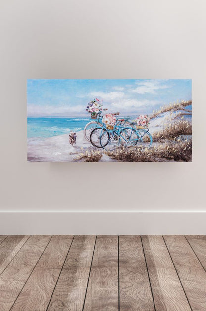 Deko Wandbild Strandmotive 60x30cm in 2 Versionen