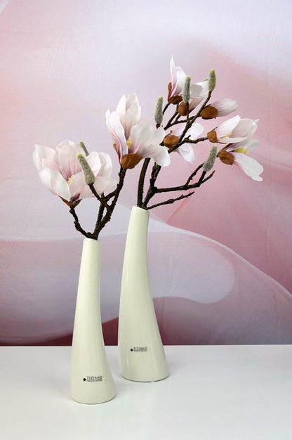 Solifleurvase Suri creme-weiß