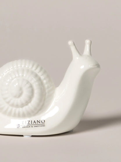 Schnecke Berta creme-weiß
