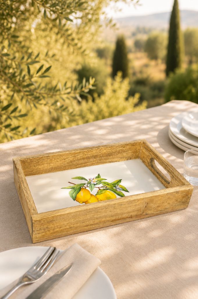 Tablett Mango Zitrone 30*20cm