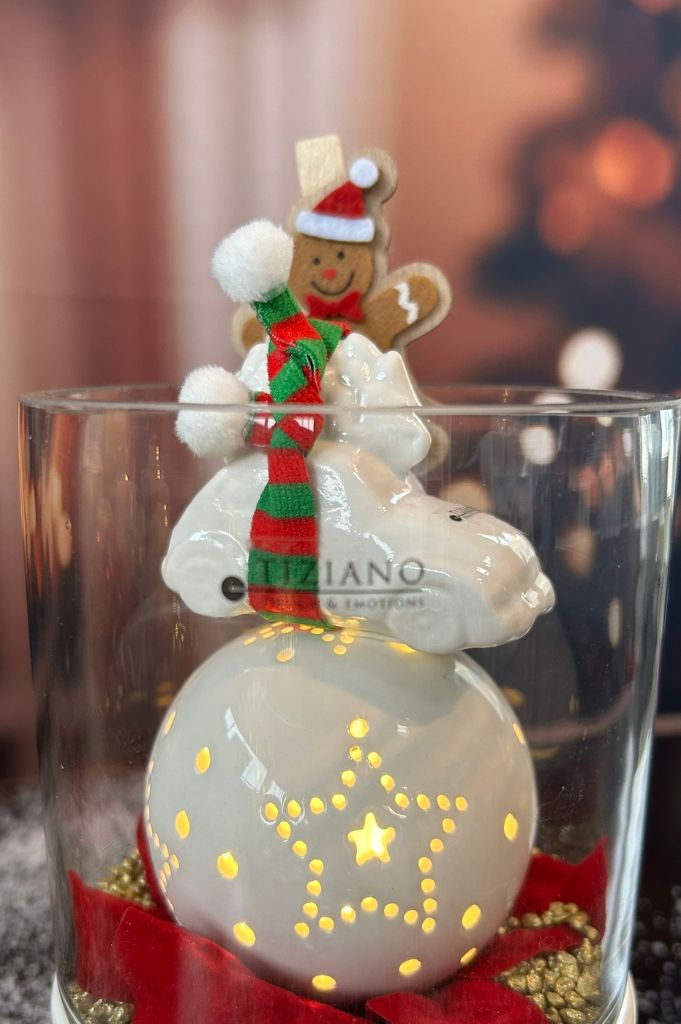 Dekoset Windlicht Laterna mit Tazzola und Herbie