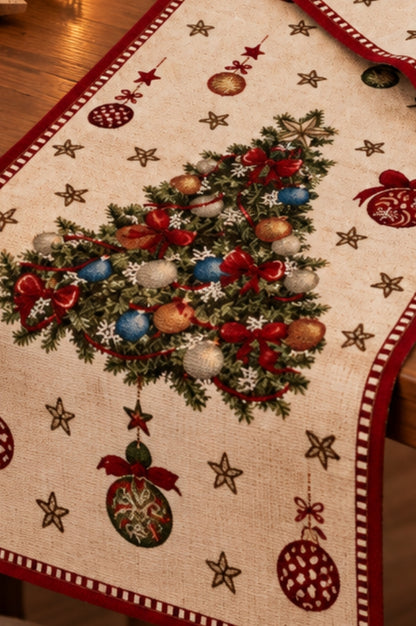Tischläufer 33x160cm mit Tannenbaum