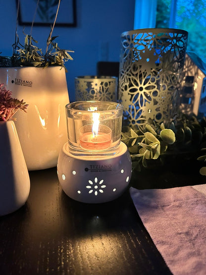 Teelicht Regolo Tadino LED creme-weiß