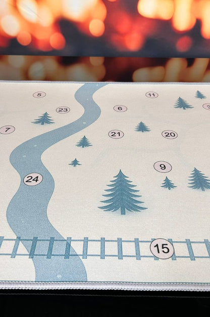 Tischmatte Weihnachtsdorf 120*60cm