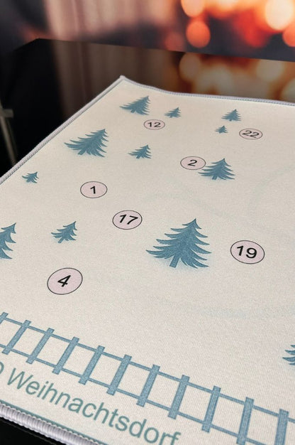 Tischmatte Weihnachtsdorf 120*60cm