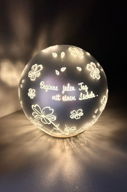 Dekoset Dekofigur Amorino Hand haltend+LED Kugel Vaiano