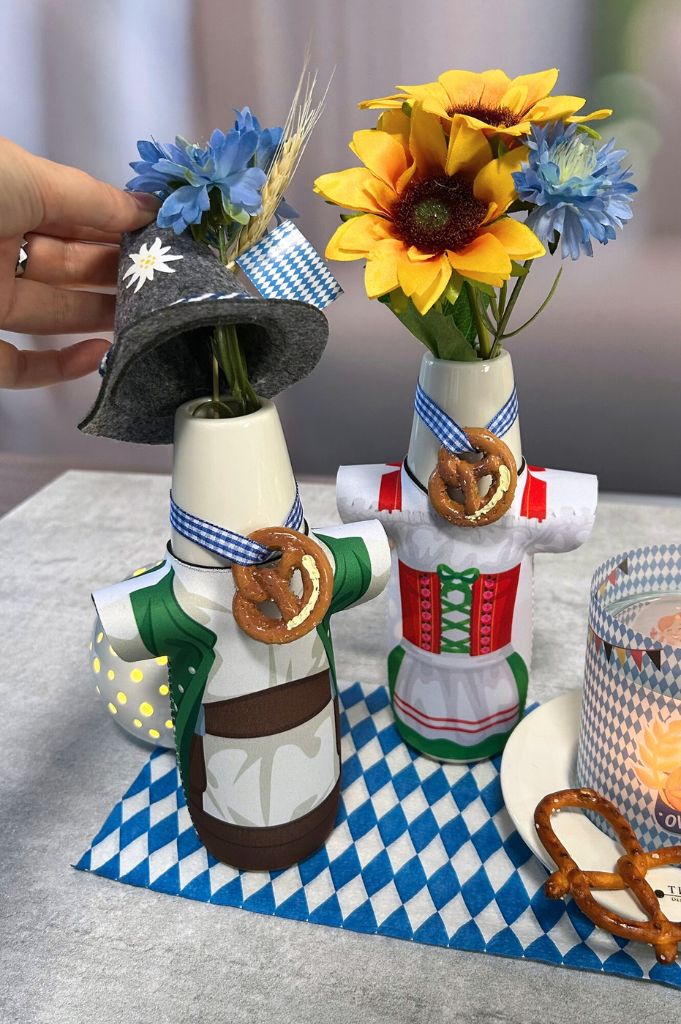Vase Manioli ceme-weiß