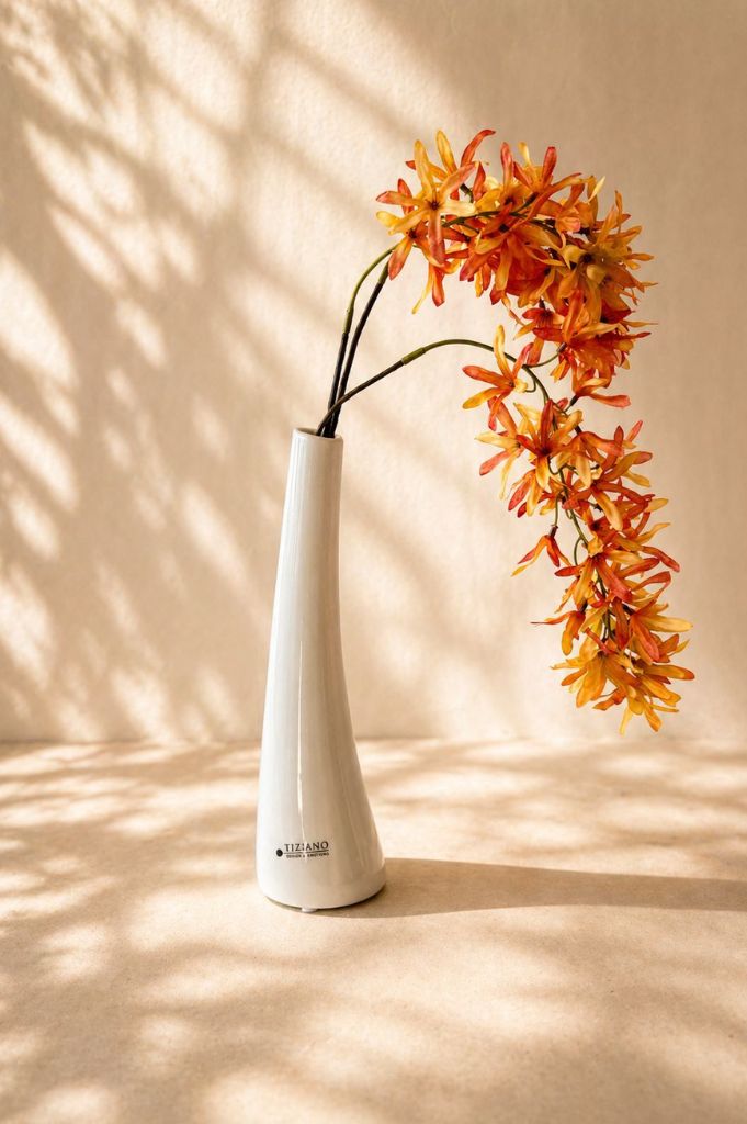 Solifleurvase Suri creme-weiß