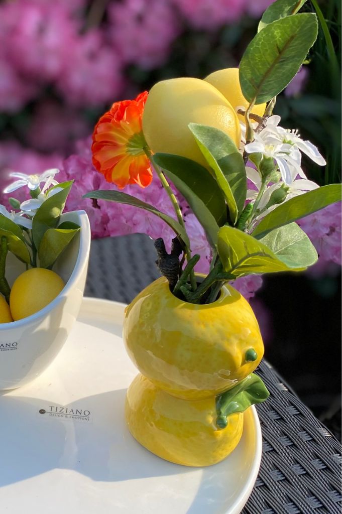 Vase Obstgarten 11cm Zitrone oder Orange