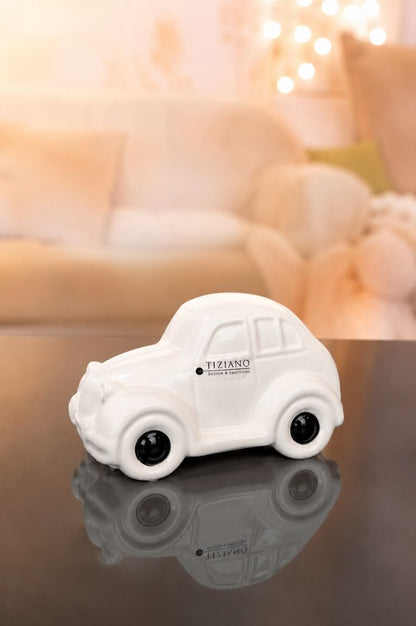 D2 Deko Oldtimer Veggio 11cm creme-weiß