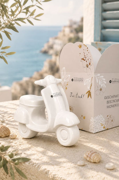 Würfelbox Für Dich Deko Vespa Vespina creme