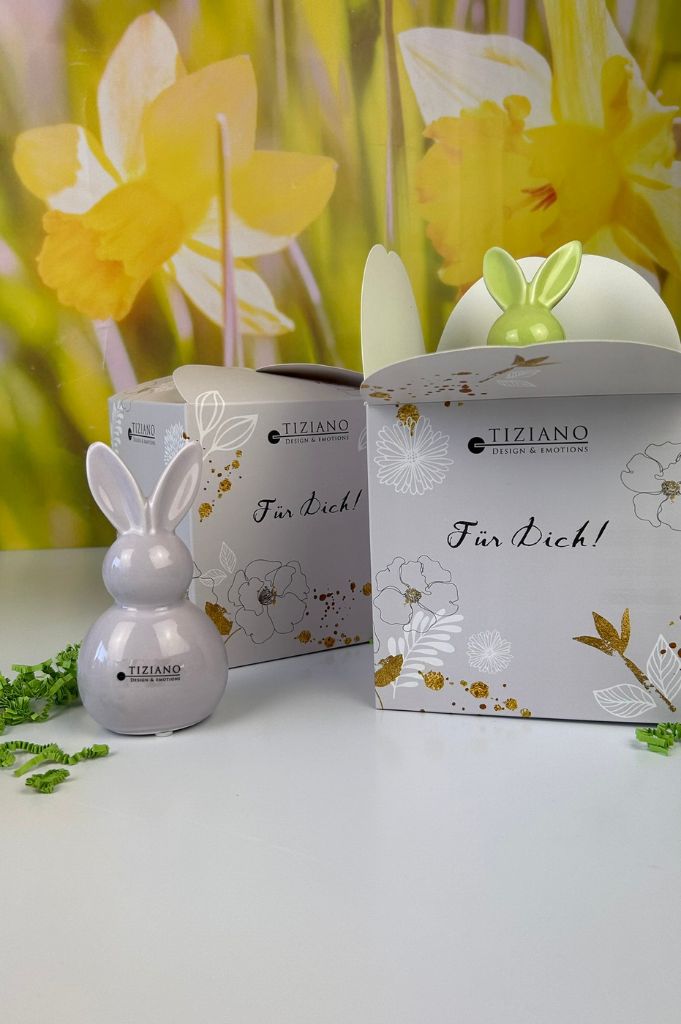 Würfelbox für Dich Hase Damaso lila