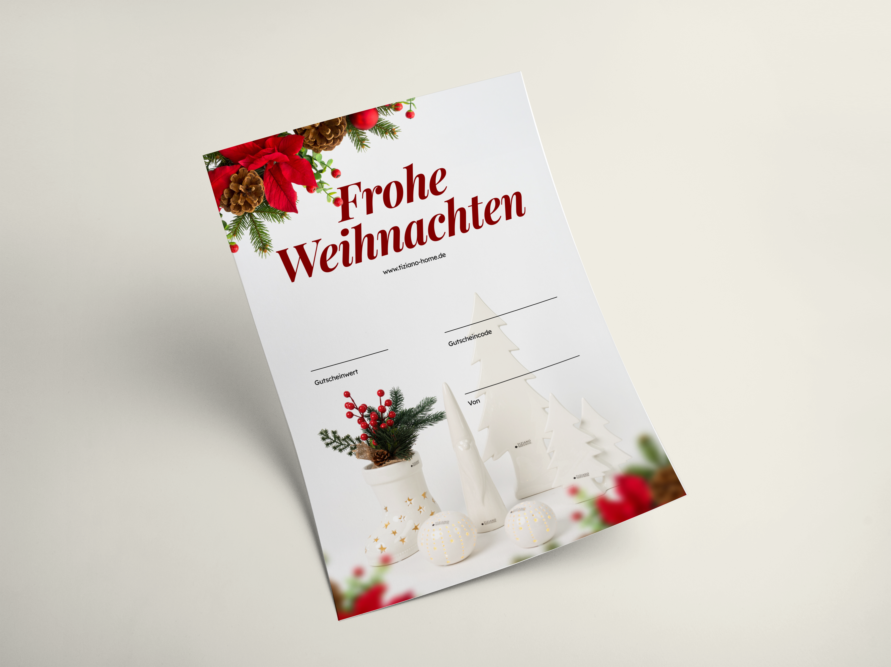 Geschenkgutschein zum Ausdrucken