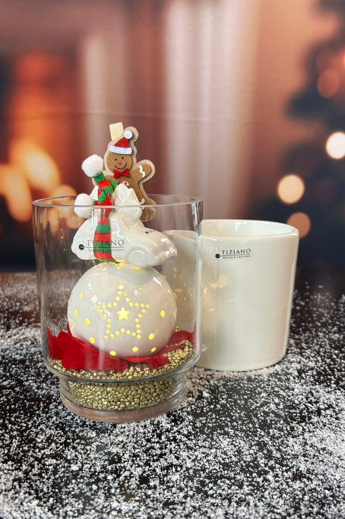 Dekoset Windlicht Laterna mit Tazzola und Herbie