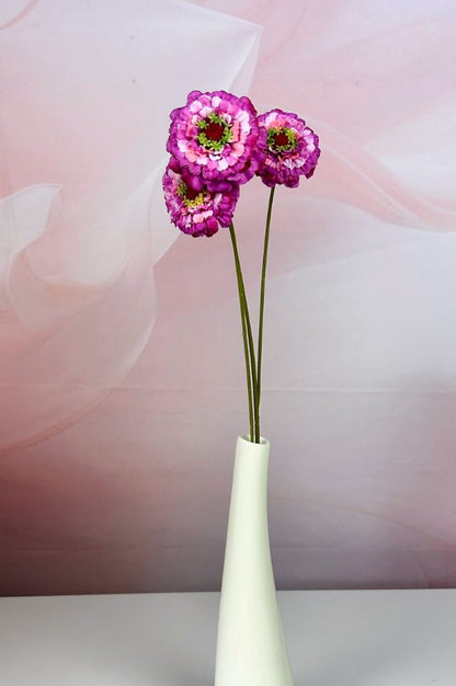 Dekoblume Zinnie 60cm flieder