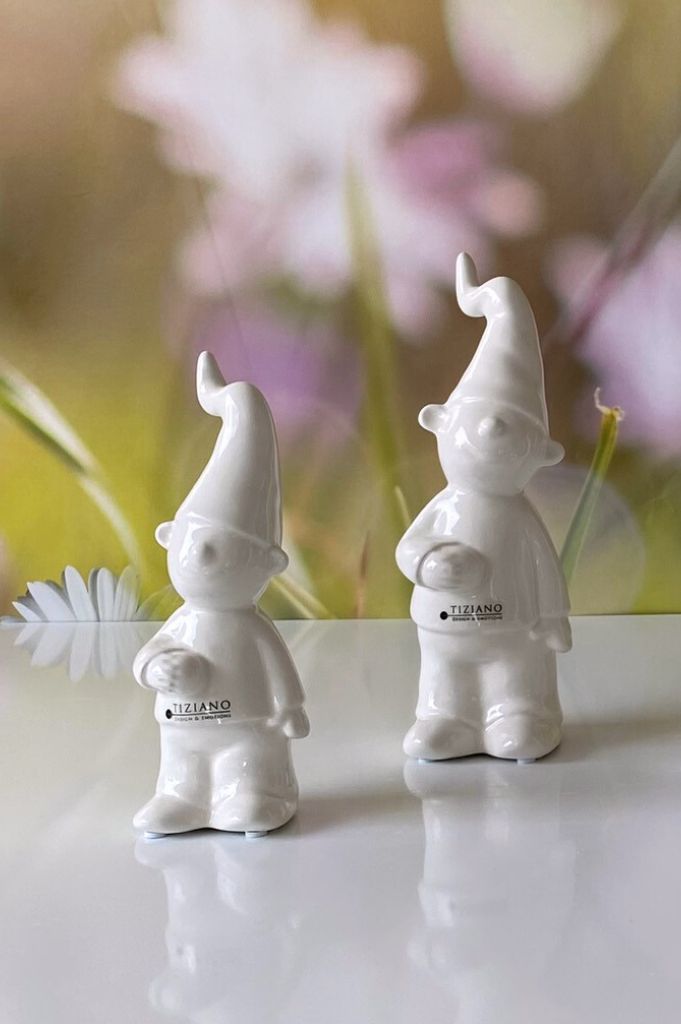 Zwerg Fido stehend creme-weiß