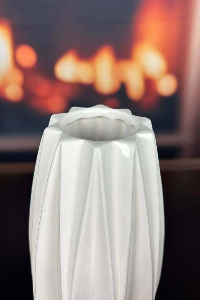 Vase Alba 27cm creme-weiß 2. Wahl