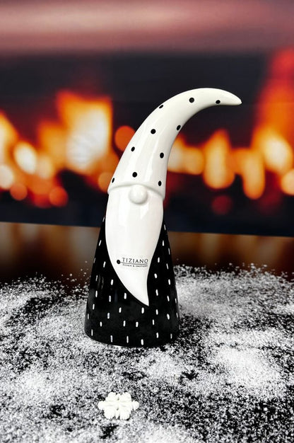 Deko Santa Alberto schwarz/creme-weiß