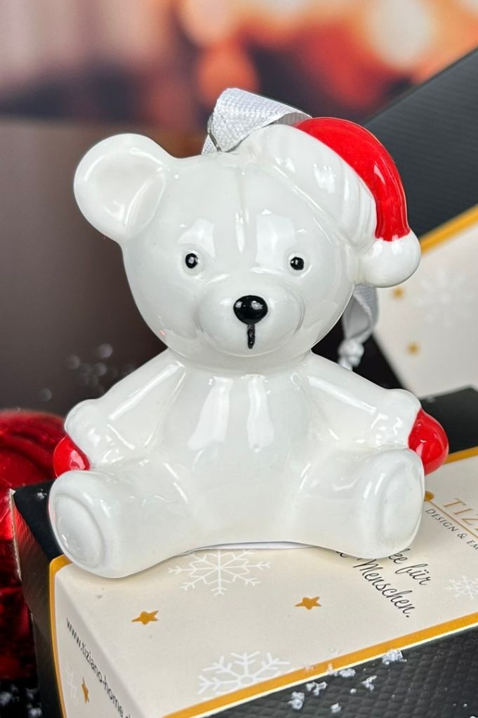 Deko Baumhänger Bär Baxter 7cm dekoriert