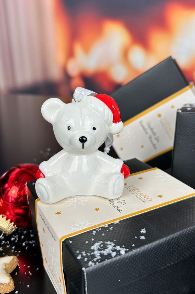 Deko Baumhänger Bär Baxter 7cm dekoriert