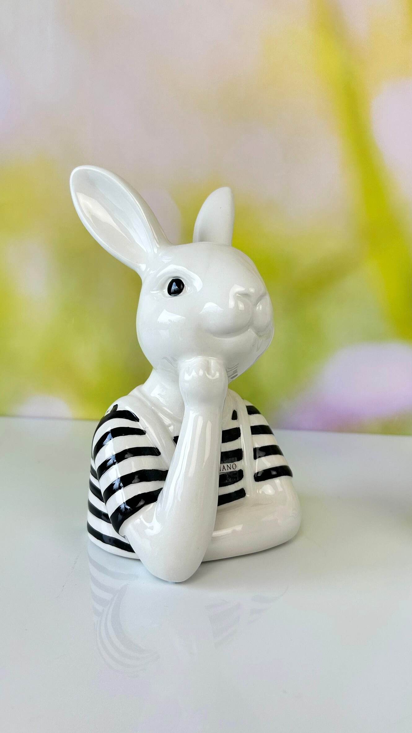 Büste Hase Enzo creme-schwarz