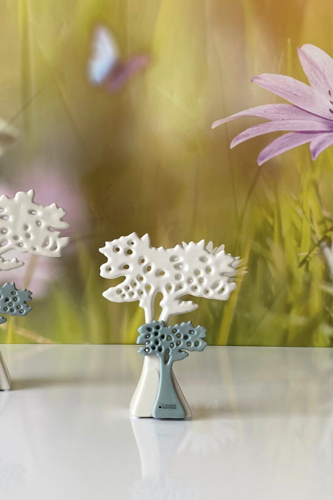 Dekobaum Joy creme/laguna-grün